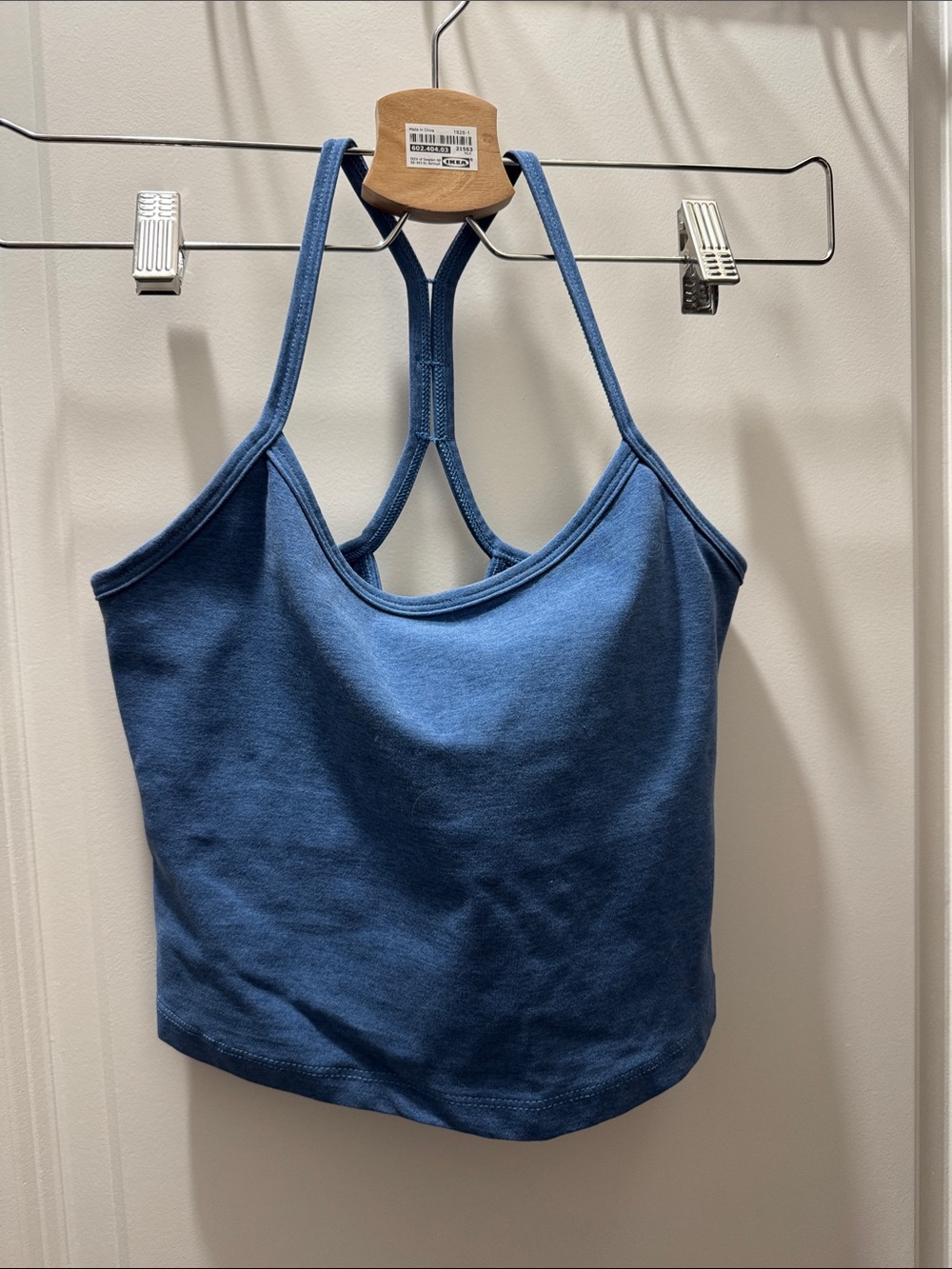 Beyond Yoga Blue Racerback Tank Top